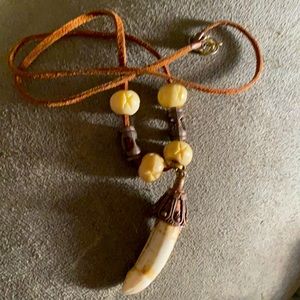 Coconut shell necklace